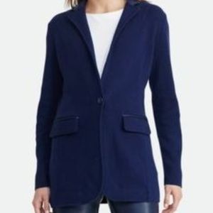 Lauren Ralph Lauren Single-Button Sweater Navy